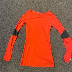 lululemon athletica Red Long Sleeve Tee
